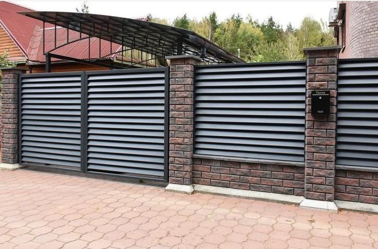 Металевий паркан жалюзі